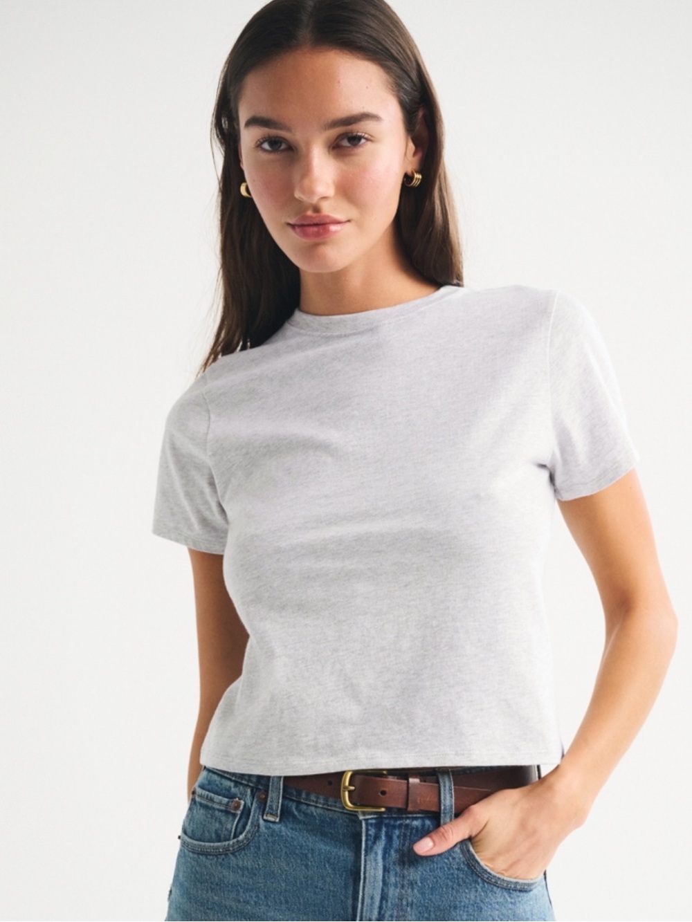 Abercrombie Essential Body-Skimming Tee